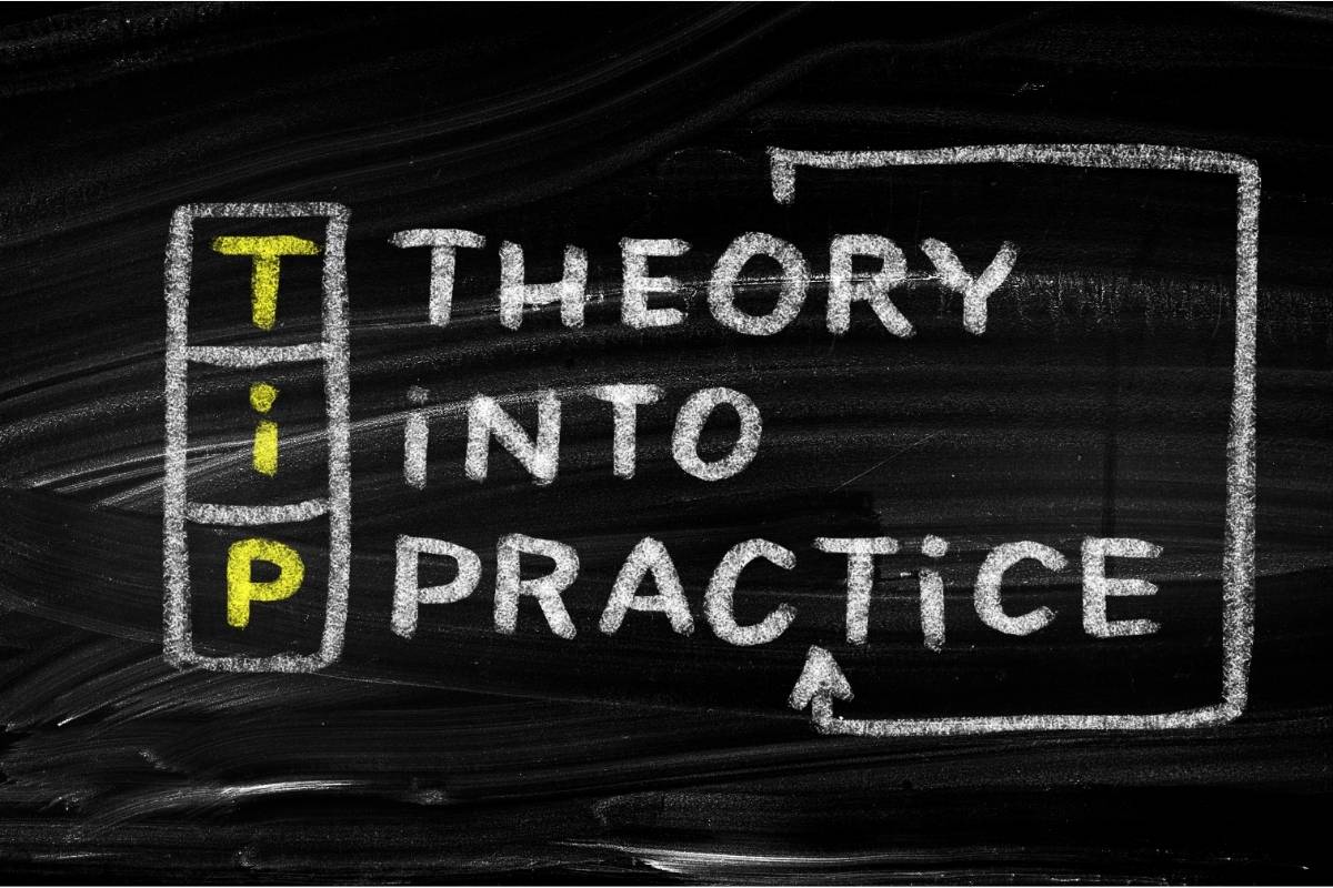 a blackboard with white chalk on it and words on it